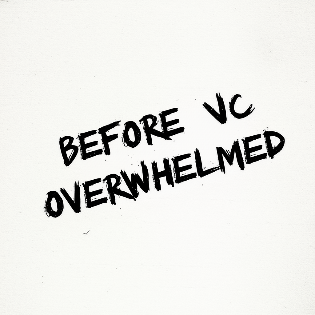 VC overwhelmed with podcasts